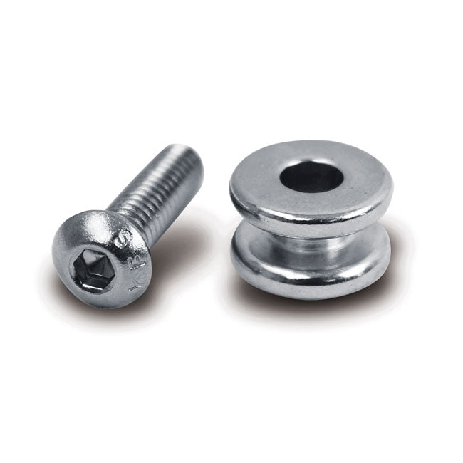 Mustang, Bolt & Spool Washer For Passenger Seat Mount for 06-17Softail With 200mm tyre; 12-17Fls/S Slim; 11-13FXs Blackline; 96-17Dyna; 04-20 XL; Many Custom Applications