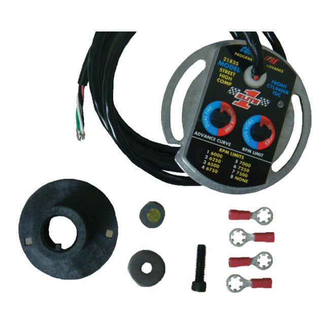 Compu-Fire, Ignition Module. Electronic Advance for 70-99 Big Twin (Excl. Twin Cam, Excl. Injection Models); 71-01 Sportster (Excl. 1200S)