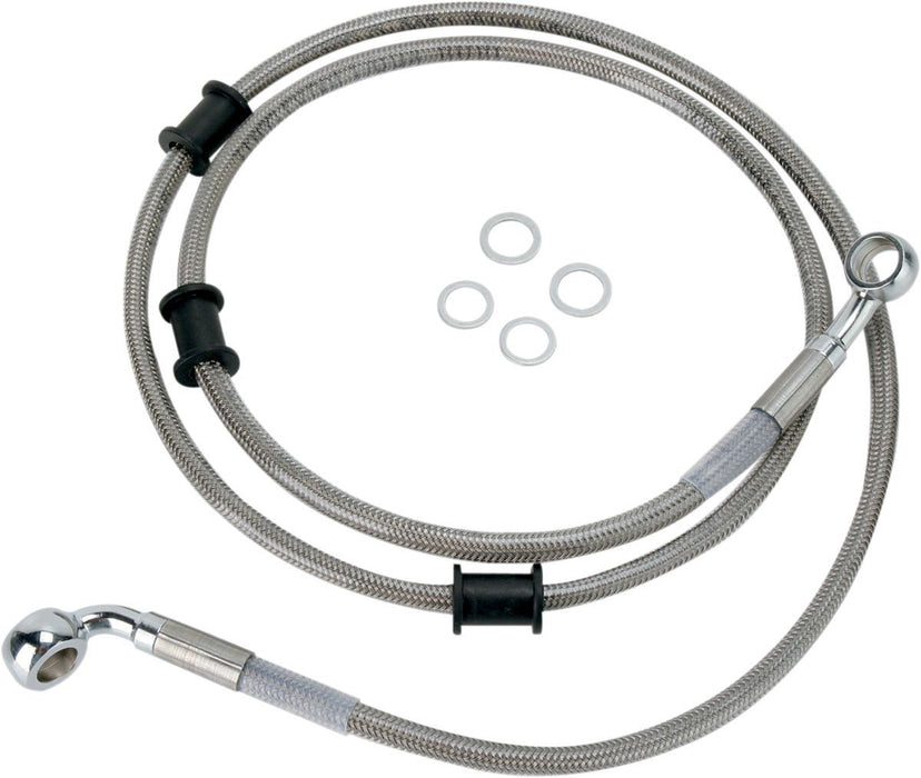 Drag Specialties Front Brake Line Stainless Steel - Part #17412792 - Hogparts UK