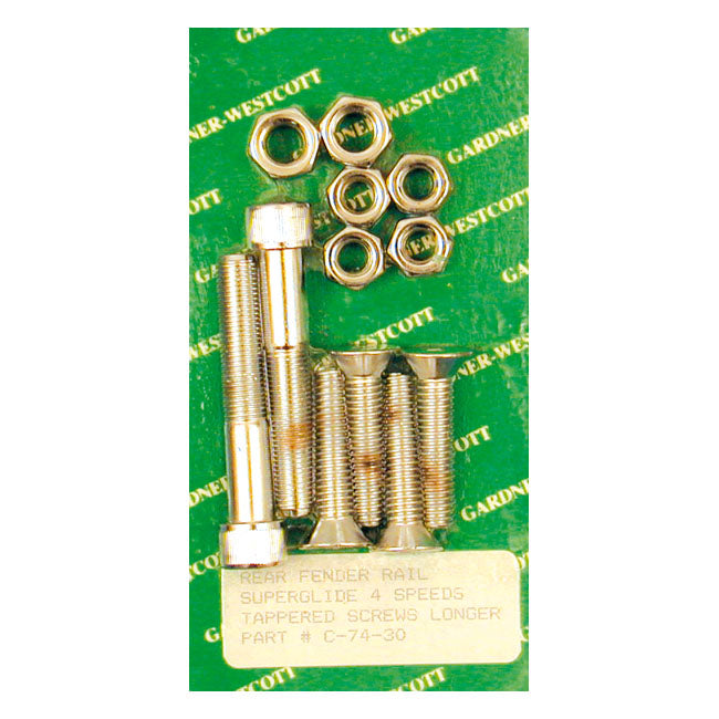 Fender Strut Mount Kit, Allen for 71-85 FX (C/Sunk Holes And With Sissybar) (Excl. FXR, FXST, FXwg)