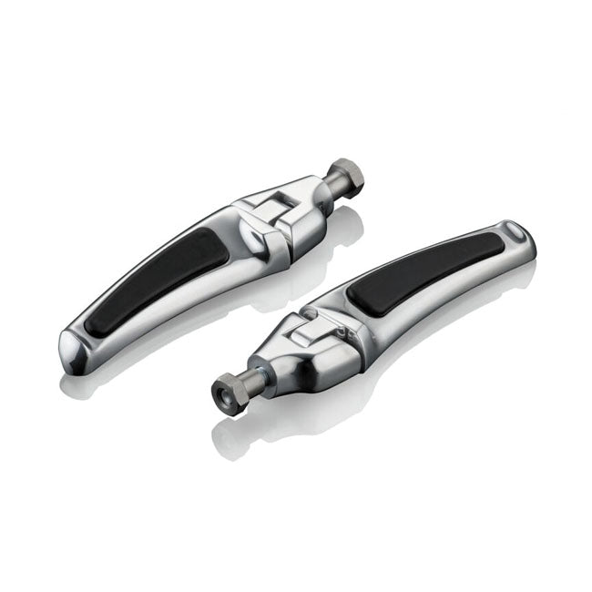 Rebuffini Comet Passenger Pegs Chrome for 86-99 Softail