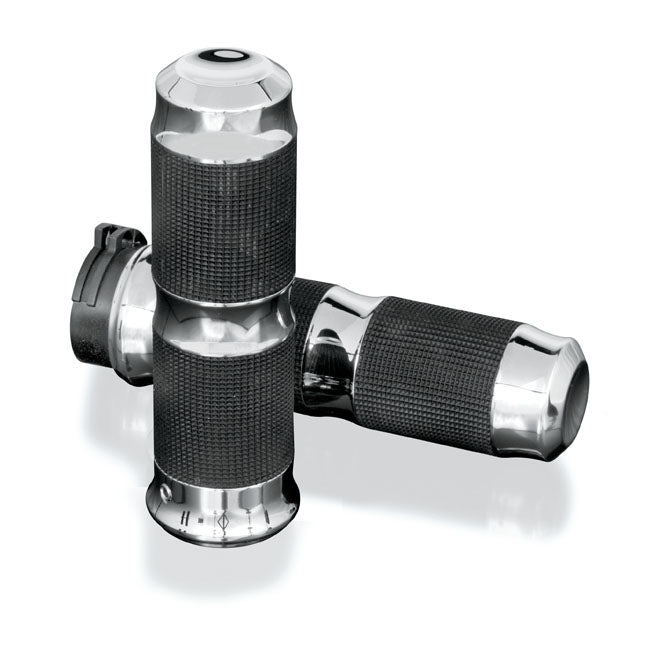 Rebuffini Delta Grips for 74-20 H-D With Single Or Dual Throttle Cables (Excl. Street)