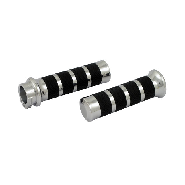 Rebuffini Febe Grips for 74-20 H-D With Single Or Dual Throttle Cables (Excl. Street)