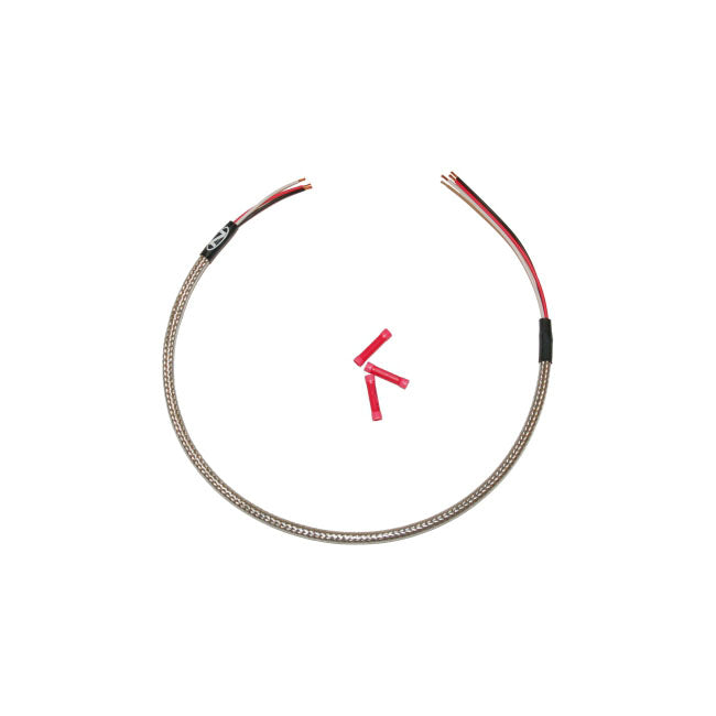 Namz, Headlamp Wiring Harness. Braided, 18" for Universal