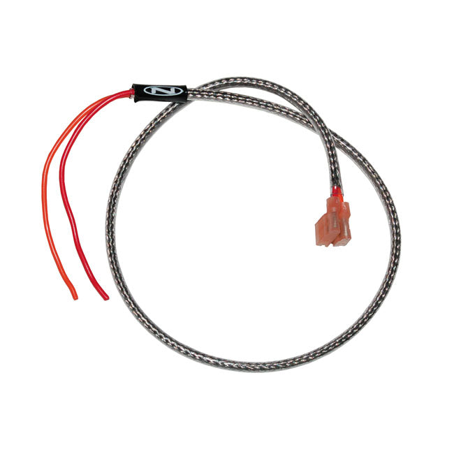 Namz, Rear Brake Switch Harness. Braided, 24" for Most H-D Applications