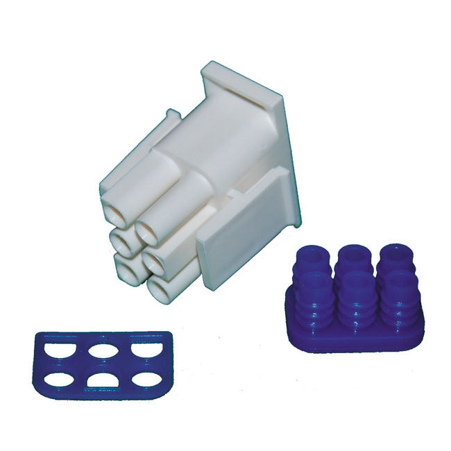 Namz, Amp Connector. Plug, 6-Pins for Universal
