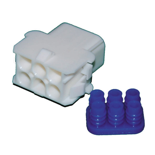 Namz, Amp Connector. Receptable, 6-Pins for Universal