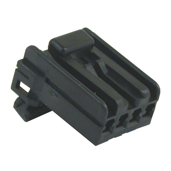 Namz, Amp Multilock Connector. Black, Plug, 4-Pins