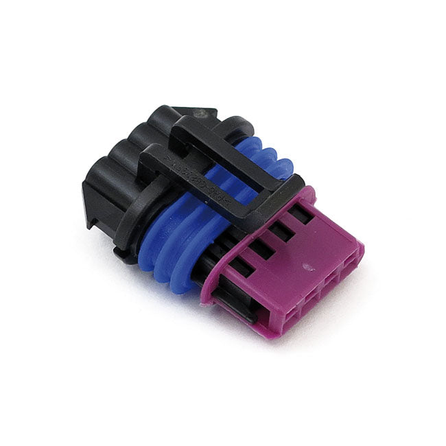 Namz, Delphi Efi Connector. Male Plug. 4-Pin for 06-20 Various H-D