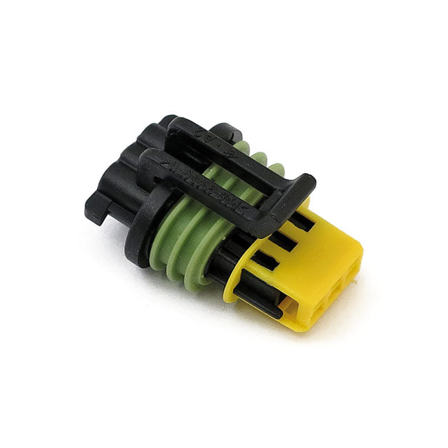 Namz, Delphi Connector. Male Plug. 3-Pin for 00-20 Various H-D