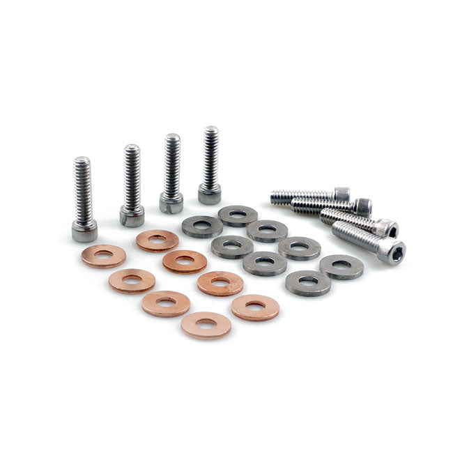 Gw, Rocker Box Top Bolt Kit. Allen, Stainless for 84-99Evo Big Twin; 86-20 XL
