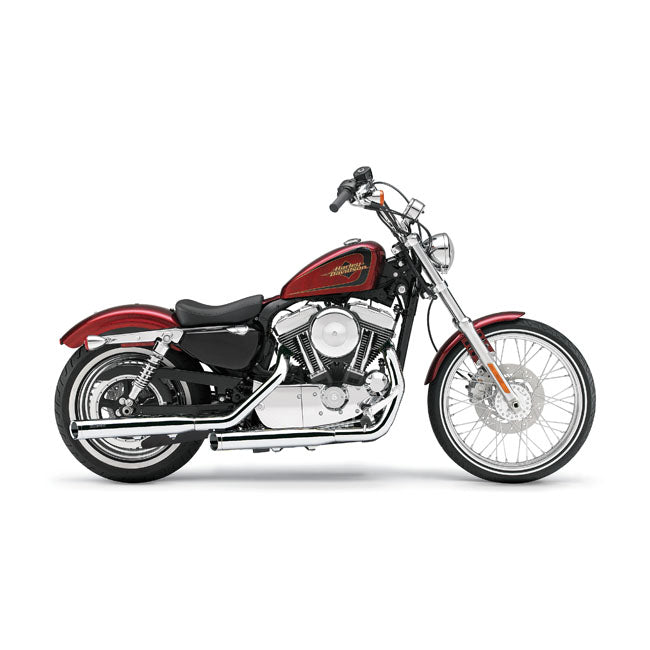 Cobra, 3" Slip-On Mufflers. Chrome for 12-13 XL1200V Seventy Two