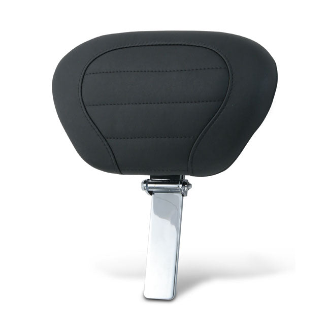 Mustang Deluxe Driver Backrest Pad & Post for 08-20 Touring; 09-20 Tri-Glide