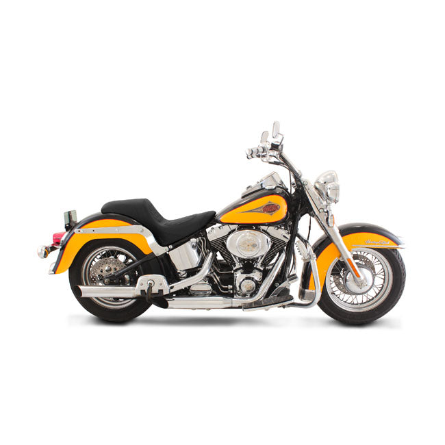 Mustang, Fastback 2-Up Seat By Perewitz for 00-06 FLSTC, FLSTF; 00-05 FXST/B/S With Up to 150mm Rear tyre
