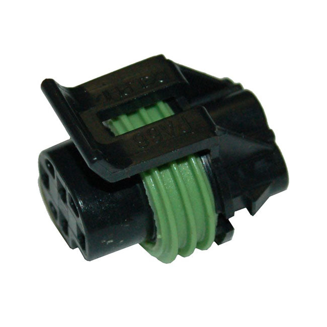 Namz, Oil Pressure Switch Connector. 4-Pin for 99-16 Flt/Touring (Excl FLHR Models)