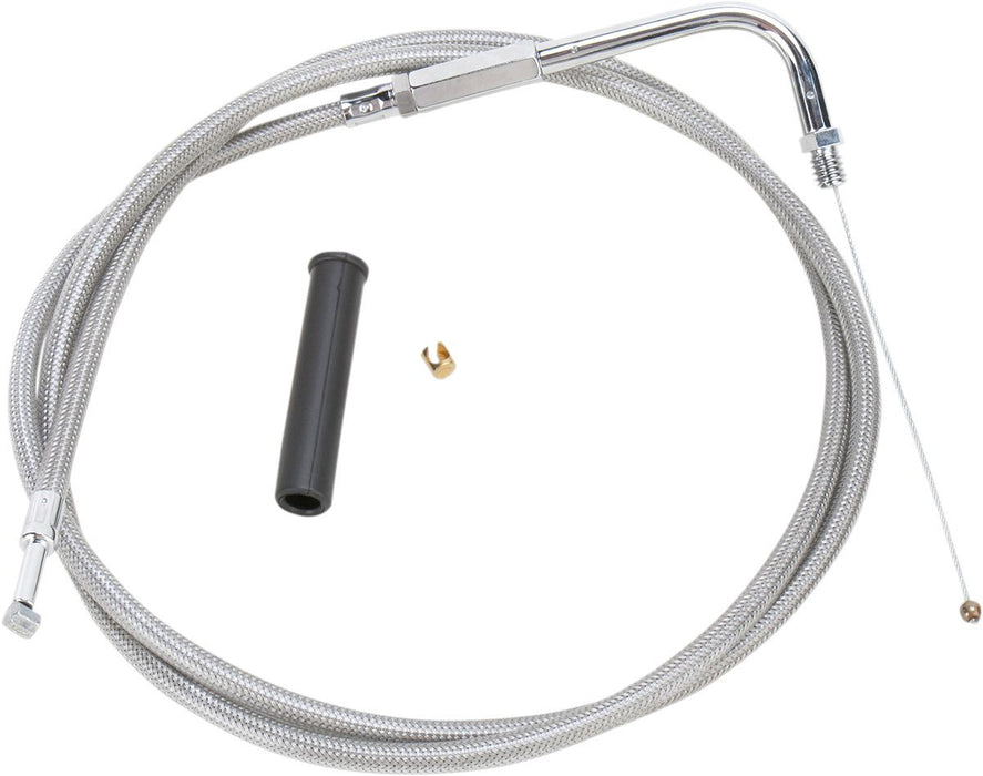 Drag Specialties Throttle Cable Stainless Steel 50" - Part #06510699 - Hogparts UK
