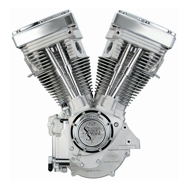 S&S, V80" Basic Engine Assembly. Natural for 84-99 Big Twin