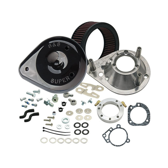 S&S, Teardrop Air Cleaner Assembly for 91-06XL (Cv Carb Only)
