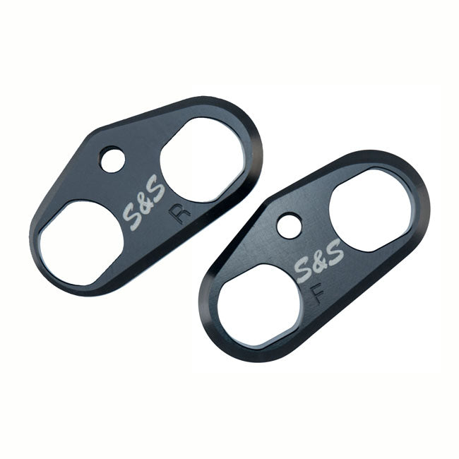 S&S, Tappet Cuff Set. Billet Aluminium, Black for 18-20 Softail; 17-20 Touring
