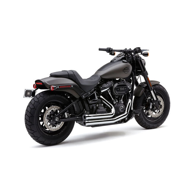 Cobra Speedster Shorts Rpt Exhaust. Chrome for 18-20 Softail FXFB/S Fat Bob