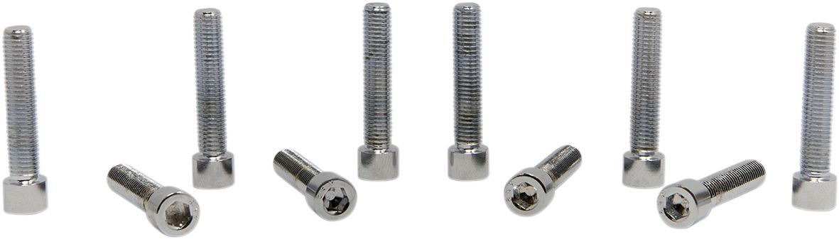 Drag Specialties Socket-Head Bolt 1/4-28X1.5 Smooth Chrome - Part #DS190564S - Hogparts UK