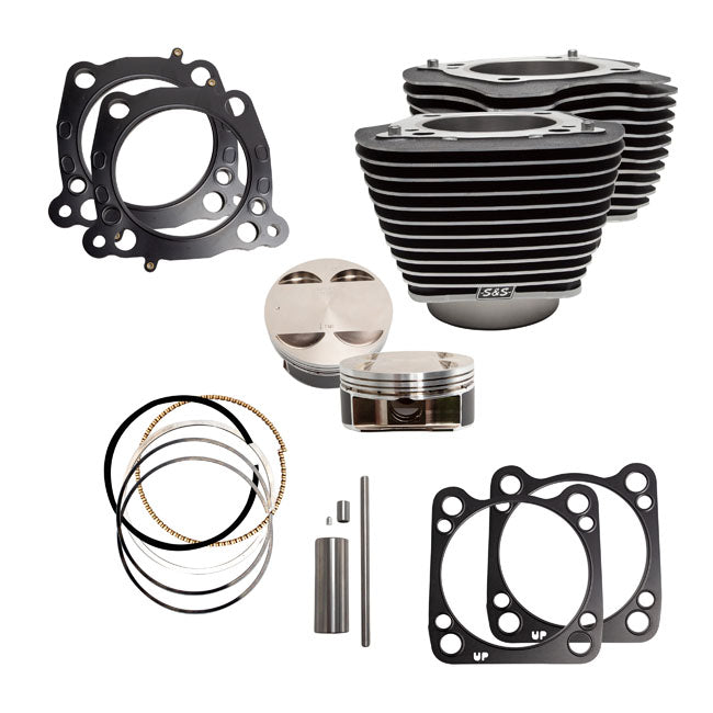 S&S, 107" To 124" Big Bore Conversion Cylinder & Piston Kit for 17-20 107" M8