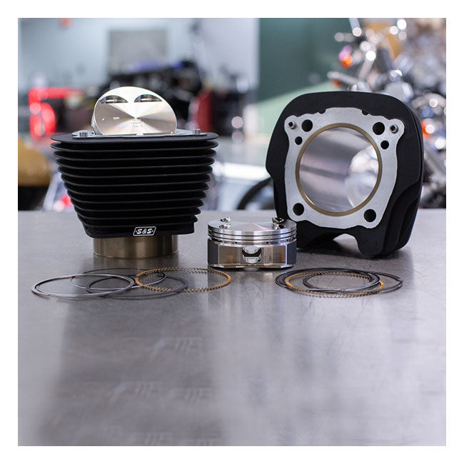 S&S, 114" To 128" Big Bore Conversion Cylinder & Piston Kit for 17-20 114" M8