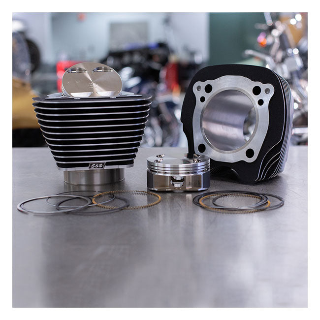 S&S, 114" To 128" Big Bore Conversion Cylinder & Piston Kit for 17-20 114" M8