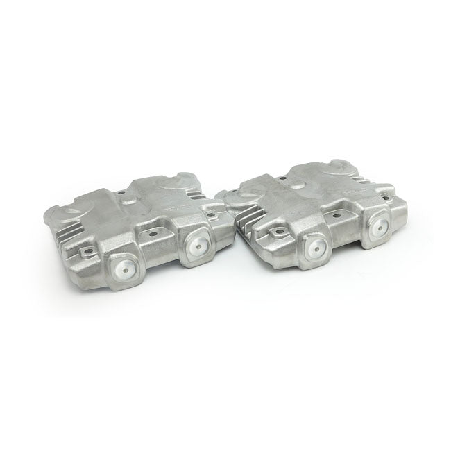 EMD, 'Sherman Style' Rocker Cover Set. Raw for 99-17 Twin Cam