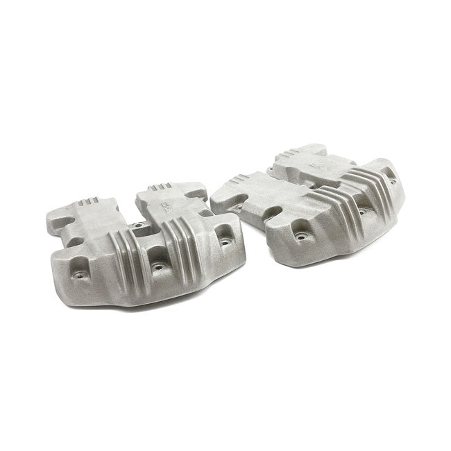 EMD, 'Ribbed Style' Rocker Cover Set. Raw for 17-20 M8