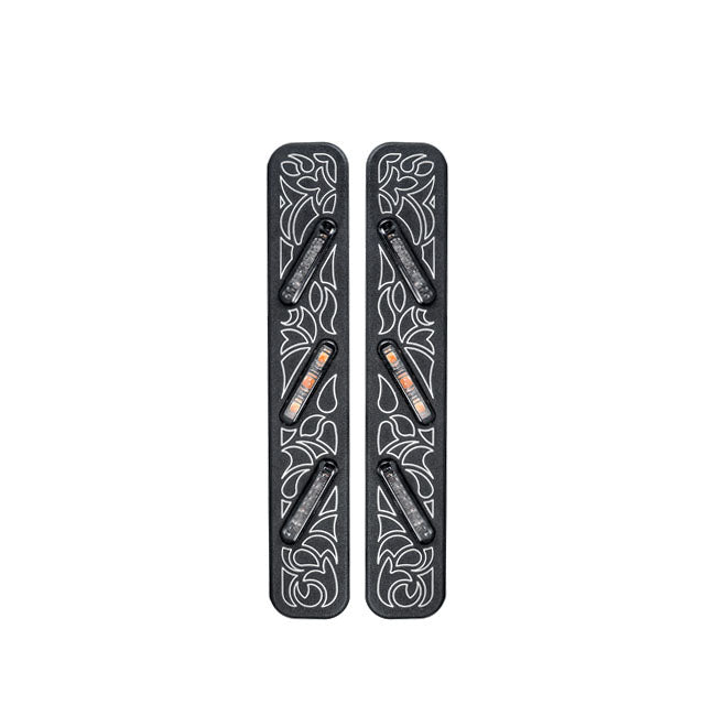 Killer Custom 3 In 1 "Tribal" LED Tail Light/Turn Signals Co for Univ. Rear