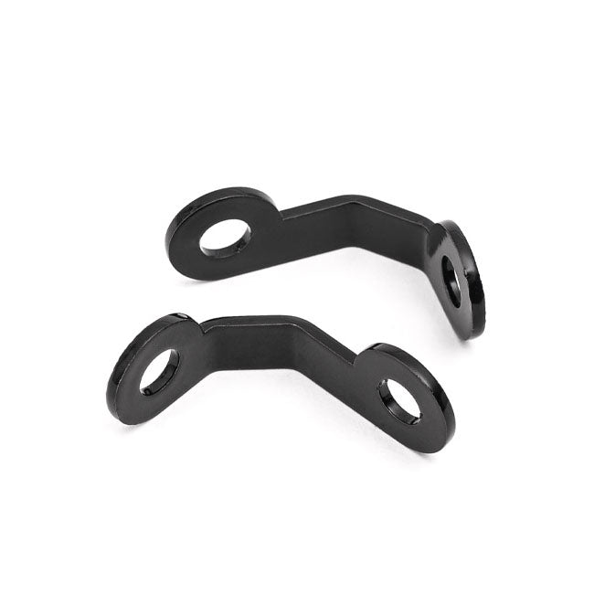 Killer Custom Front Turn Signal Relocation Brackets 8mm for All Softail, Dyna, XL, V-Rod & Many Customs
