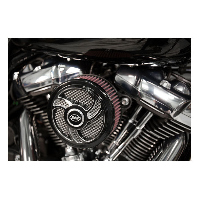 S&S Stealth, Torker Air Cleaner Kit Black for 18-20 Softail; 17-20 Touring; 17-20 Trikes