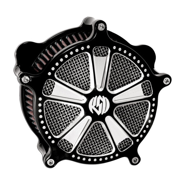 RSD Venturi Air cleaner Judge for Cv Carb: 93-06 All Big Twin; Delphi Inj.: 01-15 Softail; 04-17 Dyna (Excl. 2017 FXdls); 02-07 Flt/Touring