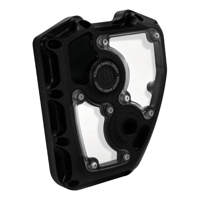 RSD, 'Clarity' Cam Cover. Black Ops for 01-17Softail, Dyna (Excl. 14-17 FXdls); S&S T-Series Engines
