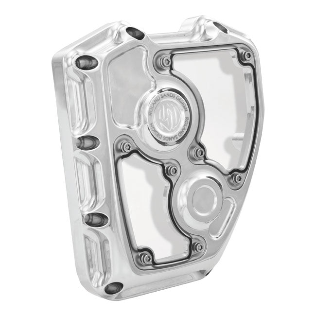 RSD, 'Clarity' Cam Cover. Chrome for 01-17Softail, Dyna (Excl. 14-17 FXdls); S&S T-Series Engines