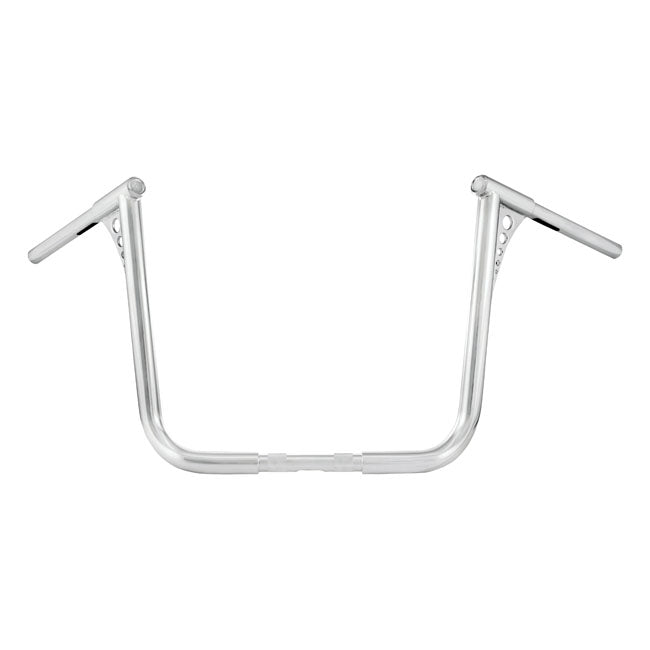 RSD, FLHT, FLHX King Ape 1-1/4" Handlebar. Chrome. 16" Rise for 08-20 FLHT, FLHX (E-Throttle With Batwing Fairing)