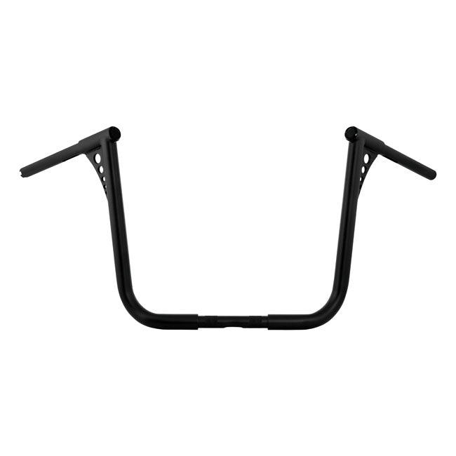 RSD, FLHT, FLHX King Ape 1-1/4" Handlebar. Black Op. 16" Rise for 08-20 FLHT, FLHX (E-Throttle With Batwing Fairing)