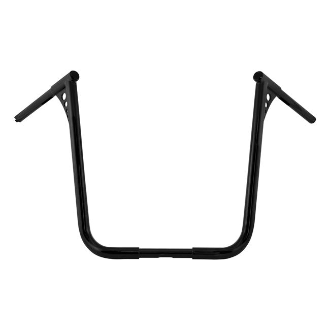 RSD, FLHT, FLHX King Ape 1-1/4" Handlebar. Black. 19" Rise for 08-20 FLHT, FLHX (E-Throttle With Batwing Fairing)