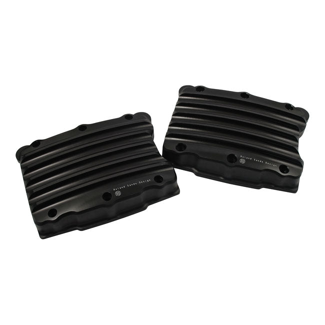 RSD, Nostalgia Rocker Cover Set. Black Ops for 99-17 Twin Cam