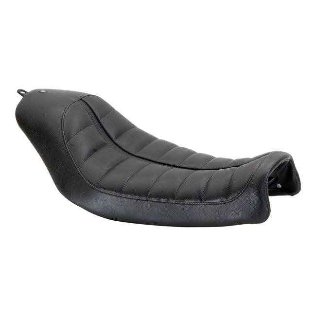 Roland Sands Design, Enzo Solo Seat. Black for 06-17 Dyna (08-17 FXdf Fat Bob Requires 589644 Bracket)