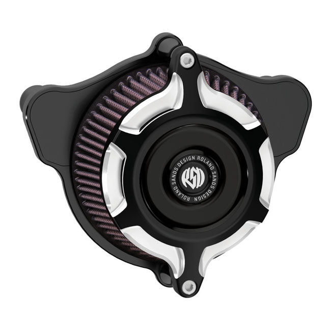 RSD Blunt Air Cleaner Split for Cv Carb: 93-06 All Big Twin; Delphi Inj.: 01-15 Softail; 04-17 Dyna (Excl. 2017 FXdls); 02-07 Flt/Touring