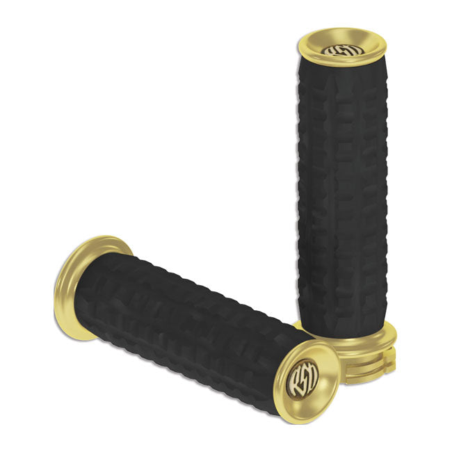 RSD Grips Brass Traction for 08-20 H-D With E-Throttle (Excl. 18-20 FLTRXSE)
