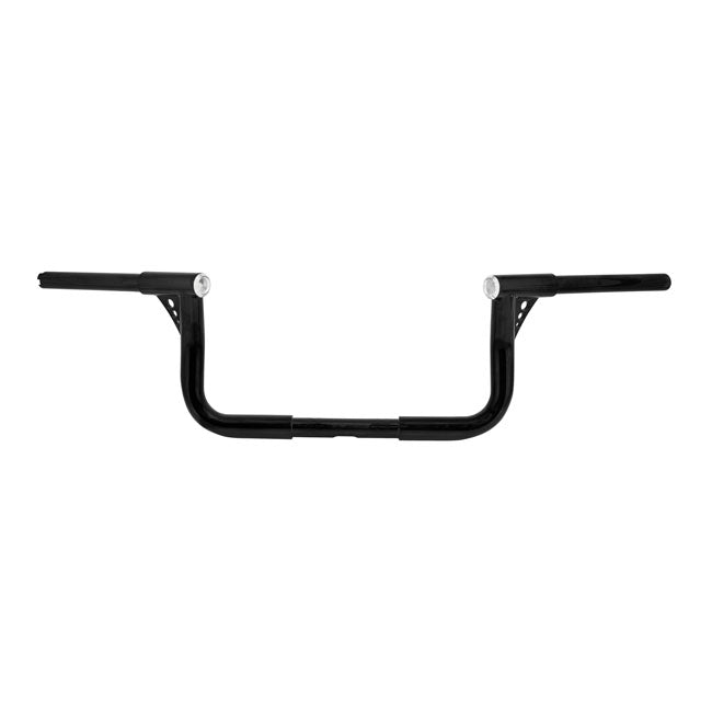 RSD, FLHT, FLHX King Ape 1-1/4" Handlebar. Black. 8" Rise for 08-20 FLHT, FLHX (E-Throttle With Batwing Fairing)