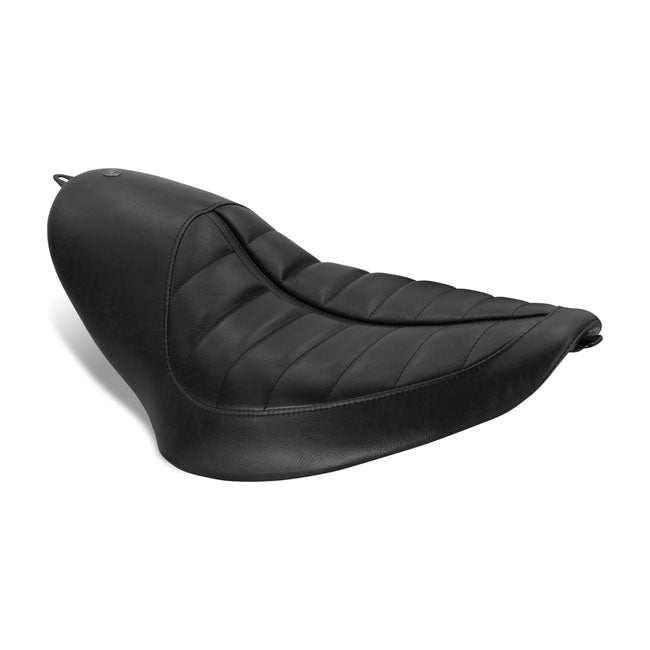 Roland Sands Design, Mustang Solo Seat Enzo. Black for 00-17 Softail With RSD 150mm Tracker Fender Kit