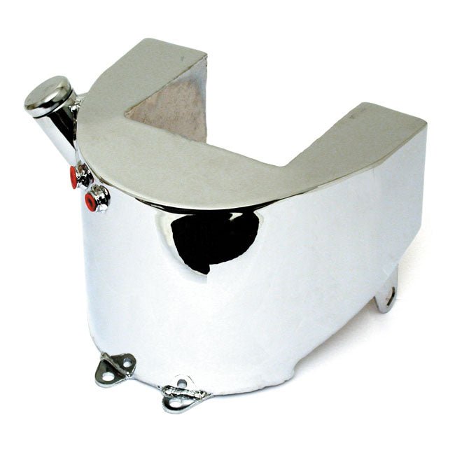 Oil Tank, Custom Oem Style Horseshoe for 58-64 Big Twin & Rigid Frames With Tin Primary & Rachet Top Transm.