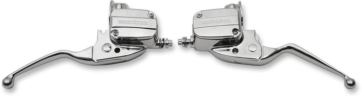 Drag Specialties Chrome Handlebar Control Kit - Part #06100798 - Hogparts UK