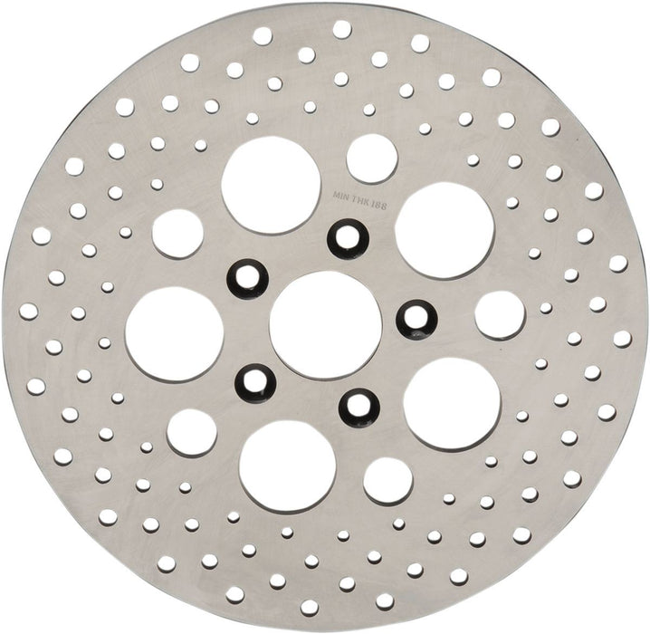 Drag Specialties Brake Rotor Rear Stainless Steel 11.5" Softail/Dyna/Xl/FXR 84-91 - Part #17101908 - Hogparts UK