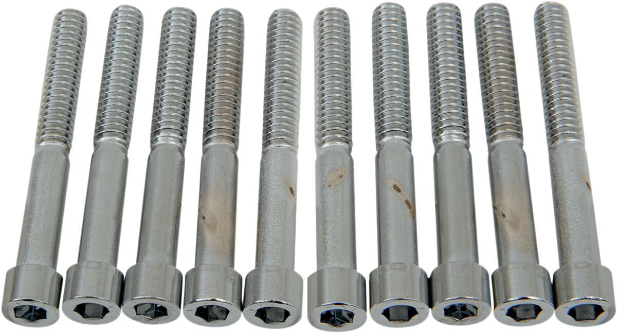 Drag Specialties Socket-Head Bolt 1/4-20X2 Smooth Chrome - Part #DS190541S - Hogparts UK