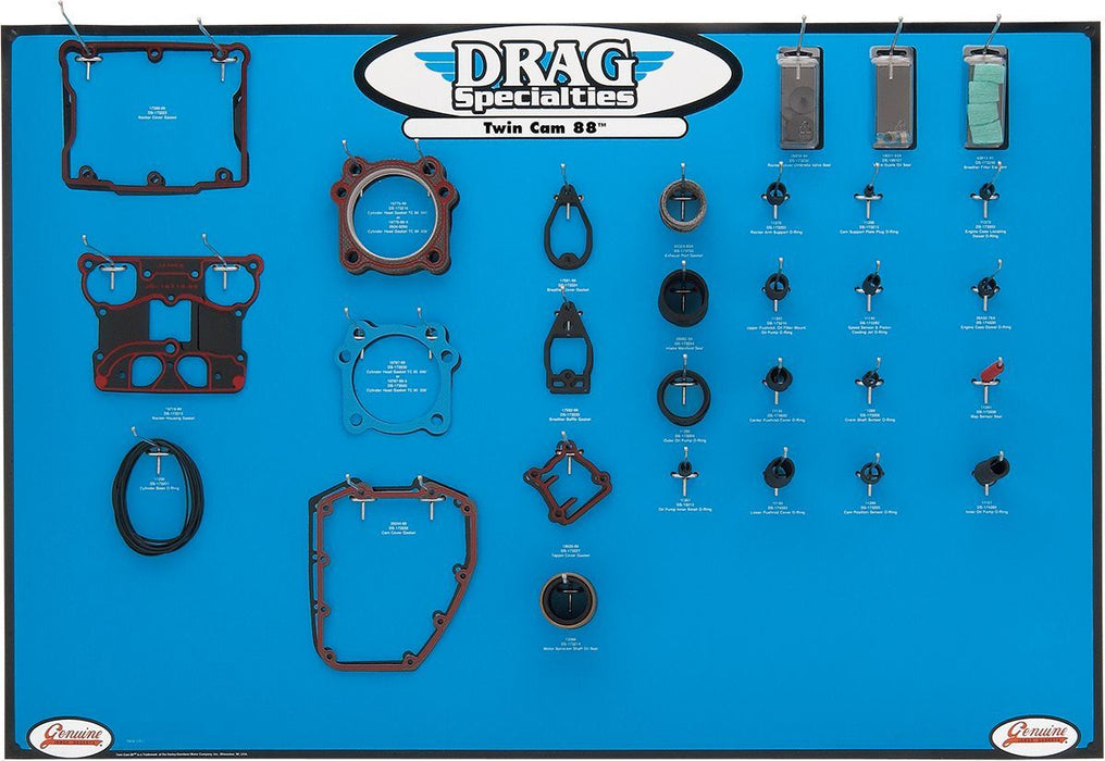 Drag Specialties Gasket Display Board - Part #09340340 - Hogparts UK
